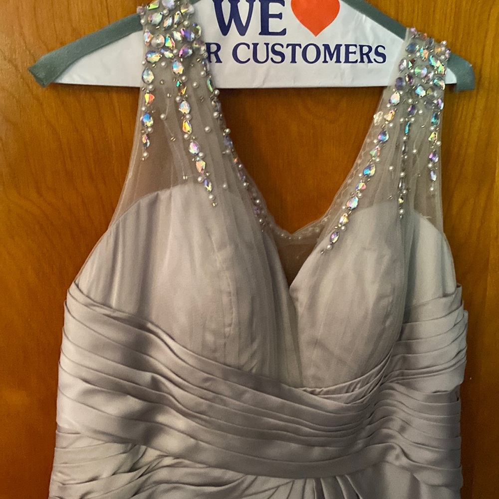 Silver XL Prom Dress